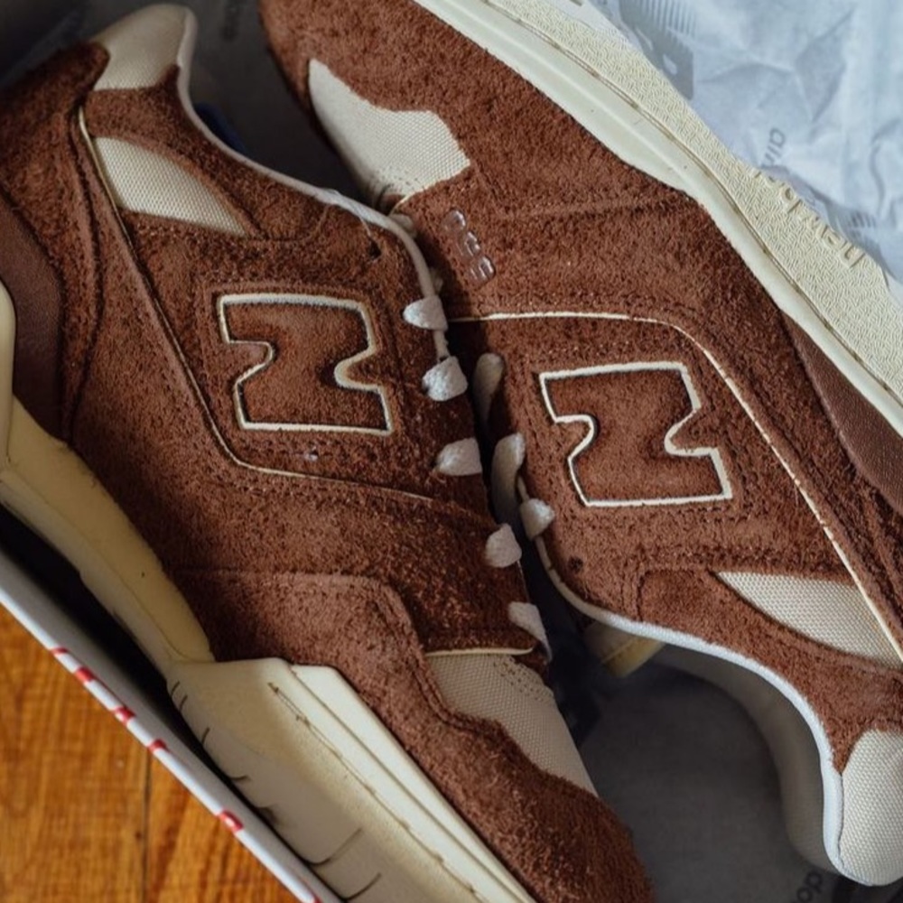 Aime Leon Dore X New Balance 550 Suede Brown Sneakers Women’s 5.5